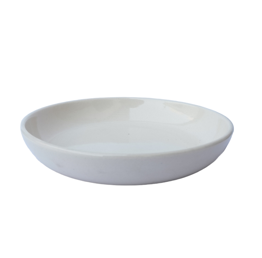Light Grey Ceramic Pasta Plate - ECC1033