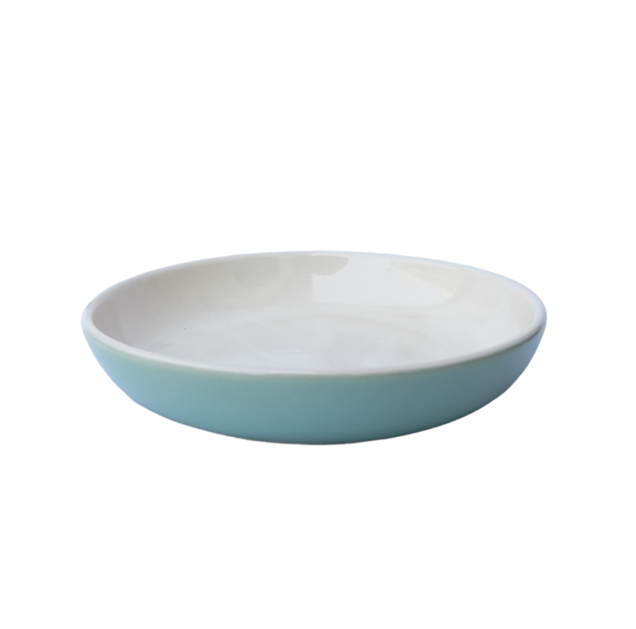 Green Ceramic Pasta Plate - ECC1035