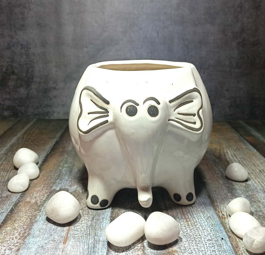 Elephant Ceramic Pot - ECP5008