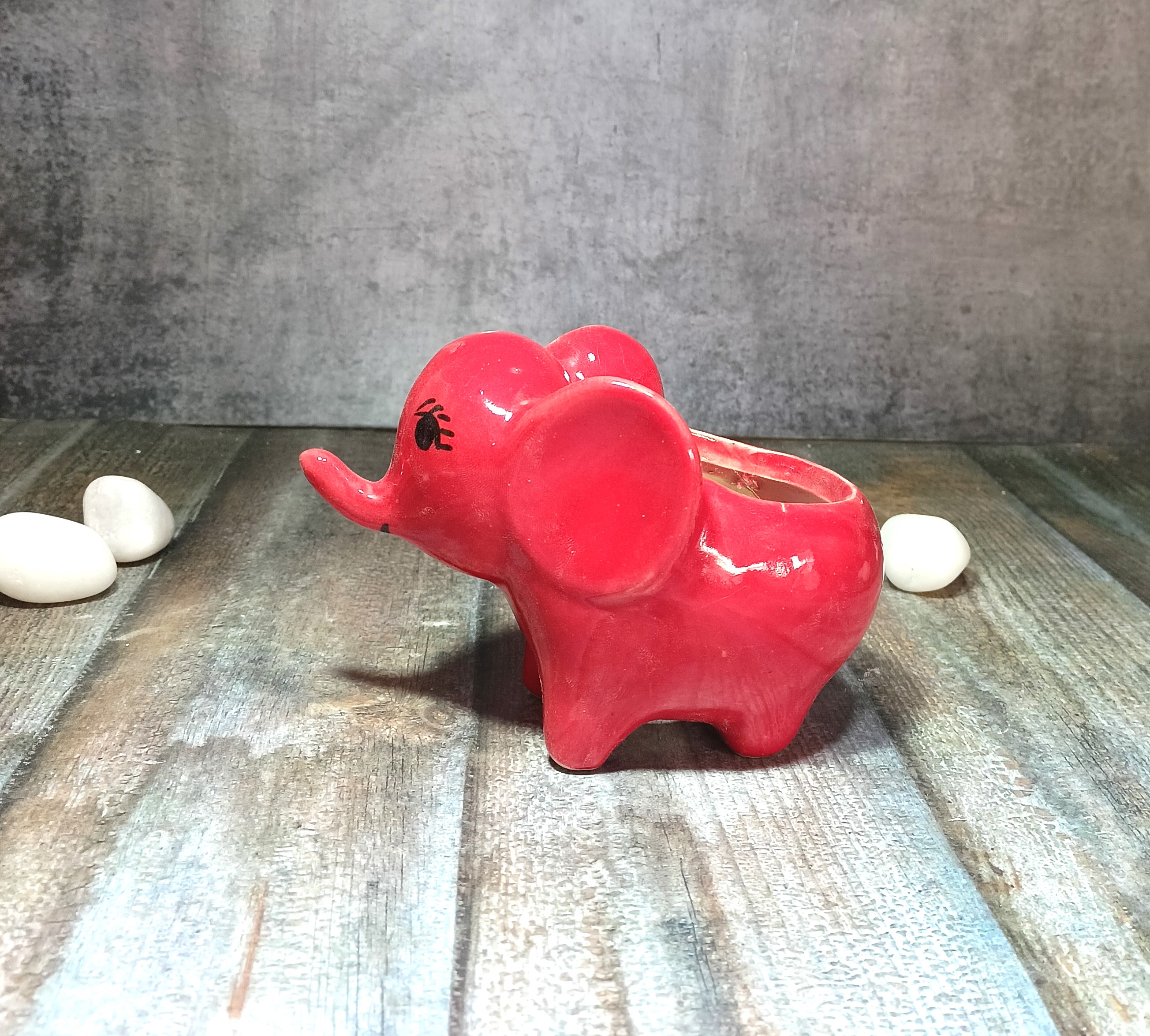 Baby Elephant Ceramic Pot - ECP5004 