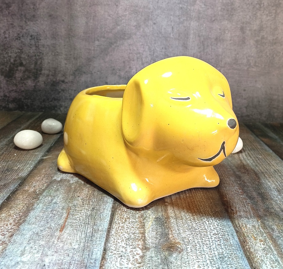 Baby Dog Ceramic Pot - ECP5012