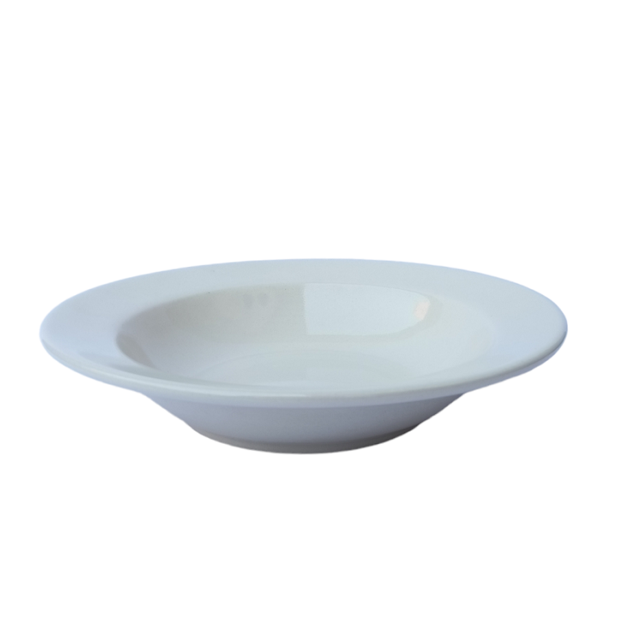 Gray Deep Ceramic Pasta Plate - ECC1055